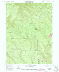 Snow Shoe NE 1960 topographic map thumbnail