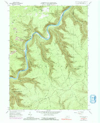 Snow Shoe NW 1960 topographic map thumbnail