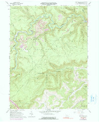Snow Shoe SE 1960 topographic map thumbnail