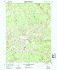Snow Shoe 1960 topographic map thumbnail
