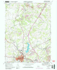 Somerset 1967 topographic map thumbnail