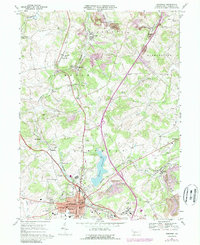 Somerset 1967 topographic map thumbnail