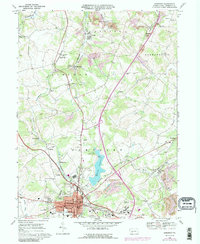 Somerset 1967 topographic map thumbnail