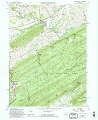 Spring Mills 1966 topographic map thumbnail