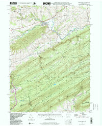 Spring Mills 1998 topographic map thumbnail