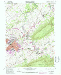 State College 1962 topographic map thumbnail