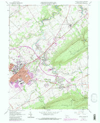 State College 1962 topographic map thumbnail