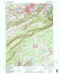 Stroudsburg 1992 topographic map thumbnail
