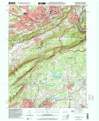 Stroudsburg 1999 topographic map thumbnail