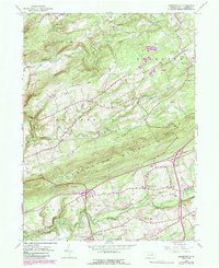 Sybertsville 1955 topographic map preview