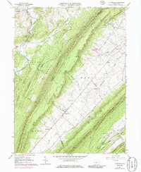 Allensville 1963 topographic map thumbnail