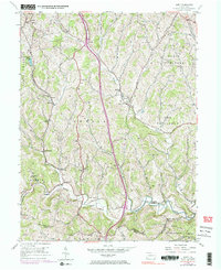 Amity 1954 topographic map preview