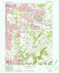 Bellbrook 1965 topographic map thumbnail