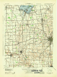 Bellefontaine 1944 topographic map thumbnail