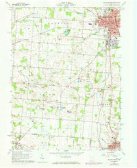 Bellefontaine 1960 topographic map thumbnail