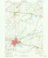 Bellevue 1969 topographic map thumbnail