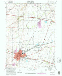 Bellevue 1969 topographic map thumbnail