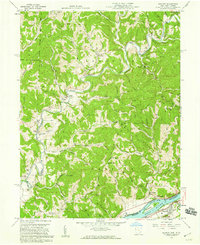 Belmont 1958 topographic map thumbnail