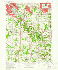 Berea 1963 topographic map thumbnail