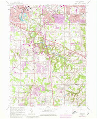 Berea 1963 topographic map preview
