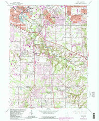 Berea 1963 topographic map preview