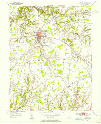 Bethel 1953 topographic map thumbnail