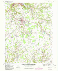 Bethel 1968 topographic map thumbnail