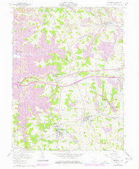 Bethesda 1961 topographic map thumbnail