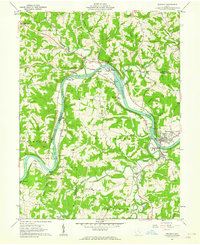 Beverly 1961 topographic map thumbnail