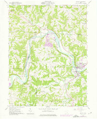 Beverly 1961 topographic map preview