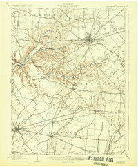 Blanchester 1907 topographic map thumbnail