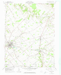 Blanchester 1961 topographic map thumbnail