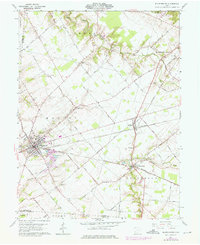 Blanchester 1961 topographic map thumbnail