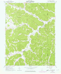 Blue Creek 1961 topographic map thumbnail