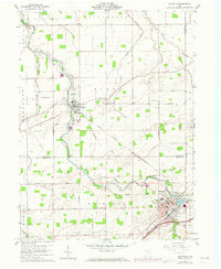 Bluffton 1960 topographic map thumbnail