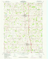 Botkins 1961 topographic map preview