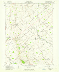 Bowersville 1961 topographic map thumbnail