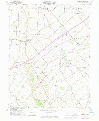 Bowersville 1961 topographic map thumbnail