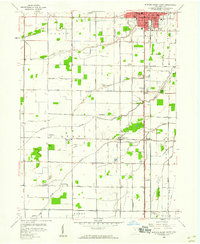 Bowling Green South 1958 topographic map thumbnail