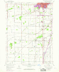 Bowling Green South 1958 topographic map thumbnail
