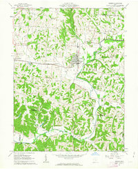 Bremen 1961 topographic map preview