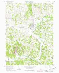 Bremen 1961 topographic map thumbnail