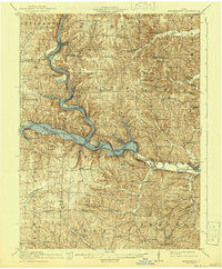Brinkhaven 1915 topographic map thumbnail