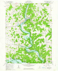 Brinkhaven 1961 topographic map thumbnail