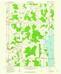 Bristolville 1960 topographic map thumbnail