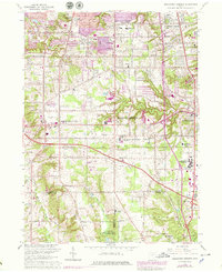 Broadview Heights 1963 topographic map thumbnail