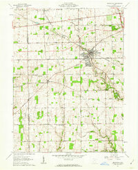 Brookville 1961 topographic map thumbnail