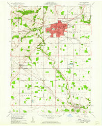 Bryan 1960 topographic map thumbnail