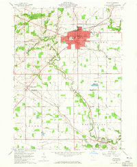 Bryan 1960 topographic map thumbnail