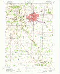 Bryan 1960 topographic map thumbnail